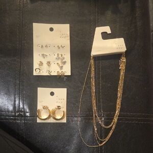 A New Day Gold Jewelry Set
